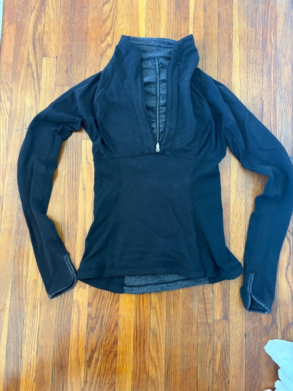 lululemon athletica Black Half-Zip Long-Sleeve Pullover